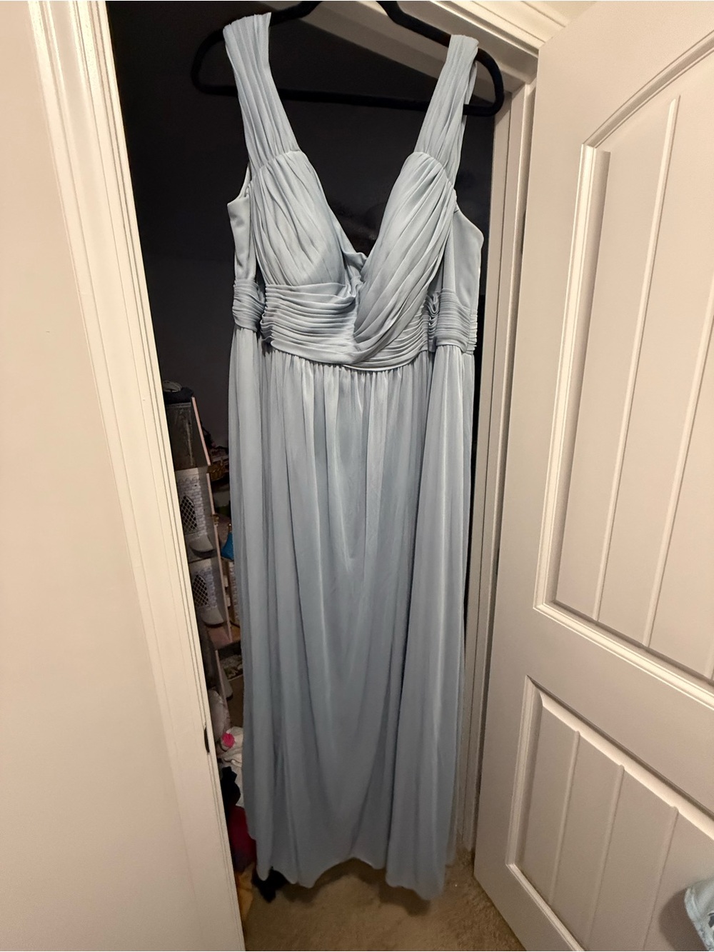 Azazie Dusty Blue Bridesmaids dress
